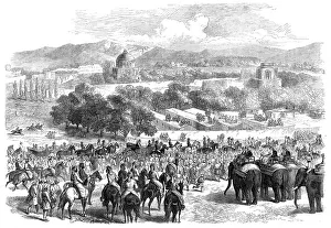 Mayo Lord Prints: Entry of the Governor-General of India into Peshawur, 1870. Creator: Unknown