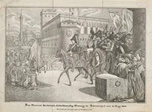 Diebitsch Prints: The Entry of Graf Ivan Ivanovich Diebitsch-Zabalkansky into Adrianople, 1829. Artist