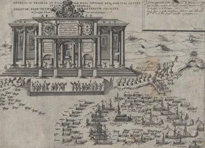 Duc Danjou Prints: Entry of Henri III, King of France and Poland, into Venice, 1574. Creator: Domenico Zenoi