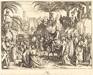 Entry Prints: The Entry into Jerusalem, 1635. Creator: Jacques Callot
