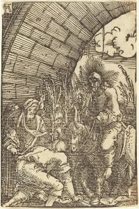 Riding Ass Prints: The Entry into Jerusalem, c. 1513. Creator: Albrecht Altdorfer