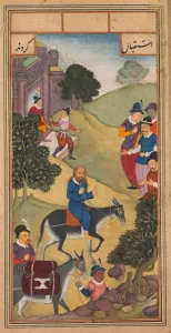 The Entry into Jerusalem, from a Mirror of Holiness (Mir at al-quds) of Father