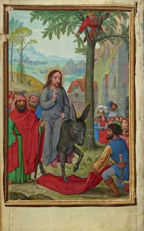 Simon Benig Prints: The Entry into Jerusalem; Prayer Book of Cardinal Albrecht of Brandenburg