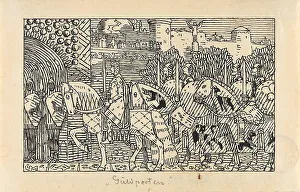 Oslo Prints: The Entry of King Sigurd and his men into Miklagard