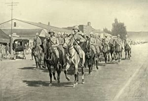 2nd Boer War Gallery: The Entry of Lord Roberts and Staff into Pretoria, 1901. Creator: Unknown