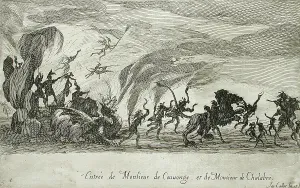 Callot Jacques Prints: Entry of M. de Couvonge and M. de Chalabre, 1627. Creator: Jacques Callot