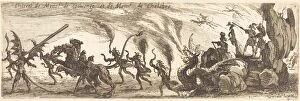 Lorraine Gallery: Entry of M. de Couvonge and M. de Chalabre [extra plate], 1627. Creator: Jacques Callot