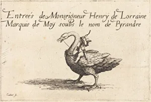 Lorraine Prints: Entry of Monseigneur Henry de Lorraine, Marquis de Moy, under the Name of Pirandre, 1627