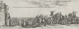 Ambassador Gallery: Entry of the Polish Ambassador into Rome, 1633. Creator: Stefano della Bella