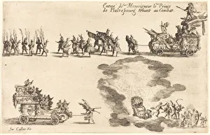 Float Prints: Entry of the Prince of Pfaltzbourg, 1627. Creator: Jacques Callot