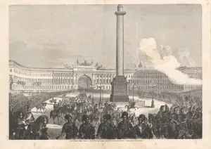 Monochrome Picture Collection: Entry of the Princess Dagmar of Denmark into St. Petersburg on 23 September 1866, 1866