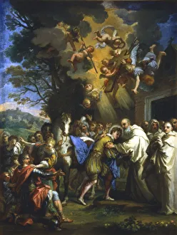 St Bernard Of Clairvaux Gallery: Entry of St Bernard into the City, c1630-1679