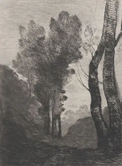 Environs de Rome, 1866. Creator: Jean-Baptiste-Camille Corot