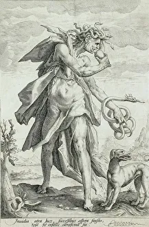 Envy Prints: Envy, c1587. Creator: Jacob Matham