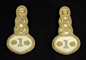 Wool Gallery: Epaulets, American, 1860-80. Creator: Unknown
