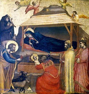 The Epiphany, c1230. Artist: Giotto