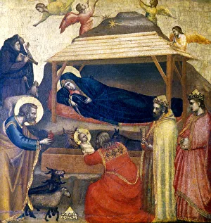 Respecting Prints: The Epiphany, c1230. Artist: Giotto
