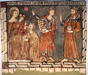 Epiphany, fresco transferred to canvas