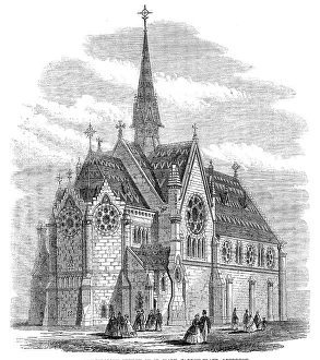 Episcopalian Prints: The Episcopalian Church of St. Mary, Carden-Place, Aberdeen, 1864. Creator: Unknown