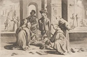 Siena Prints: Episode 25: In Rome Saint Bernardino cures a diseased young man; Episode 26: Saint Bern