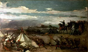 Images Dated 30th January 2013: Episode of the Battle of Tetuan (4-Feb.-1860)