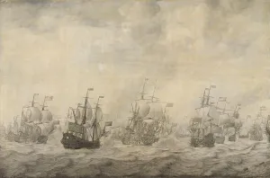 Battleships Prints: Episode from the Four Days Battle