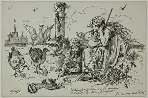 Pipe Player Prints: Episode from Grimm's Fairy Tales, n.d. Creator: Harmon Faber