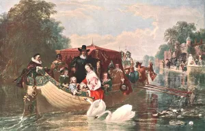 An Episode in the Happier Days of Charles I, 1853, (c1902). Creator: Unknown