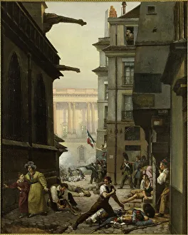 Civil Unrest Prints: Episode of July 29, 1830, in the morning, 1831. Creator: Paul Claude-Michel Carpentier