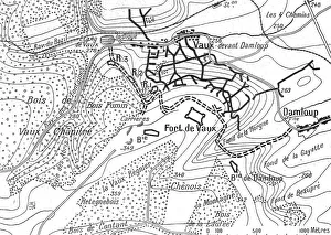 Defences Prints: Episodes de la bataille de Verdun; La derniere phase de la resistance du fort de Vaux