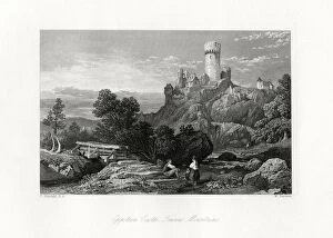 Images Dated 17th February 2006: Eppstein Castle, Taunus mountains, Germany, 19th century. Artist: W Forrest