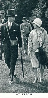 Epsom Racecourse Prints: At Epsom, 1928 (1937)
