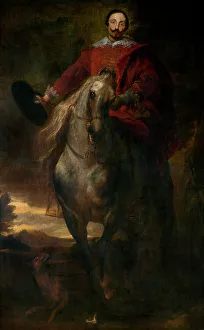 Dyke Sir Anthony Van Prints: Equestrial Portrait, 1622-1627. Creator: Anthony van Dyck