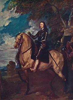 Van Dyke Prints: Equestrian Portrait of Charles I, c1637, (c1915). Artist: Anthony van Dyck
