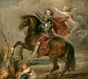 Buckingham Gallery: Equestrian Portrait of the Duke of Buckingham. Artist: Rubens, Pieter Paul (1577-1640)