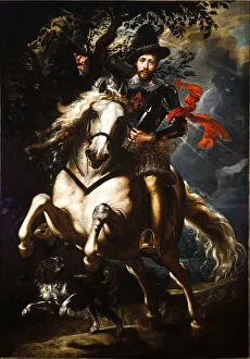 Pieter Paul 1577 1640 Prints: Equestrian portrait of Gio Carlo Doria (1576-1625)
