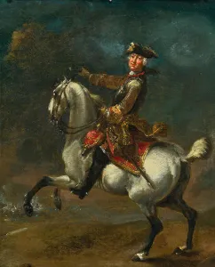 Private Collectionrococo Prints: Equestrian Portrait of Karl August