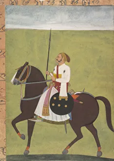 Equestrian Portrait of a Nobleman, ca. 1710-20. Creator: Unknown