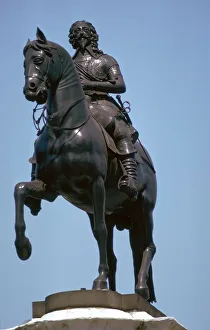 Sueur Gallery: Equestrian Statue of Charles I, 17th century. Artist: Hubert le Sueur