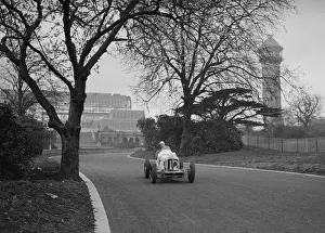 Racing Car Prints: ERA of Arthur Dobson racing at Crystal Palace, London, 1939. Artist: Bill Brunell