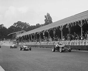Mays Gallery: ERA of Raymond Mays and Riley of Percy Maclure racing at Crystal Palace, London, 1939