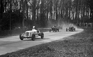 Castle Donington Gallery: ERA, Vale Special of Ian Connell, Bugatti and MG Q type, Donington Park, Leicestershire, c1930s