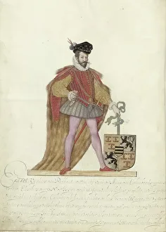 Parchment Animal Material Prints: Erard van Pallandt, lord of Culemborg, c.1600-c.1625. Creator: Nicolaes de Kemp