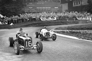 Mays Gallery: ERAs of Raymond Mays and AC Dobson, Imperial Trophy, Crystal Palace, 1939. Artist: Bill Brunell