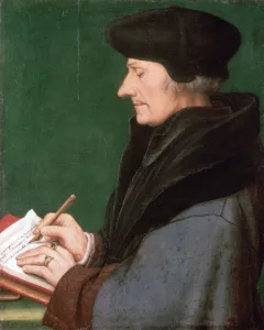 Erasmus Prints: Erasmus of Rotterdam, 1523. Artist: Hans Holbein the Younger