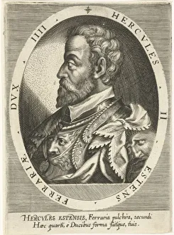 Dominicus 1560 1612 Prints: Ercole II d Este (1508-1559), Duke of Ferrara