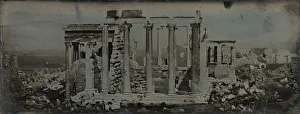 Cella Prints: Erechtheion, Athens, 1842. Creator: Joseph Philibert Girault De Prangey