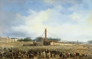October Prints: Erection of the obelisk of Luxor in Place de la Concorde
