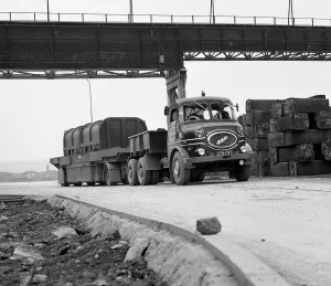 ERF 66GSF lorry, Park Gate iron & Steel Co, Rotherham, South Yorkshire, 1964
