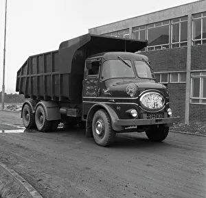 Tipper Truck Prints: ERF 66GSF tipper at the Park Gate Iron and Steel Co, Rotherham, South Yorkshire, 1964